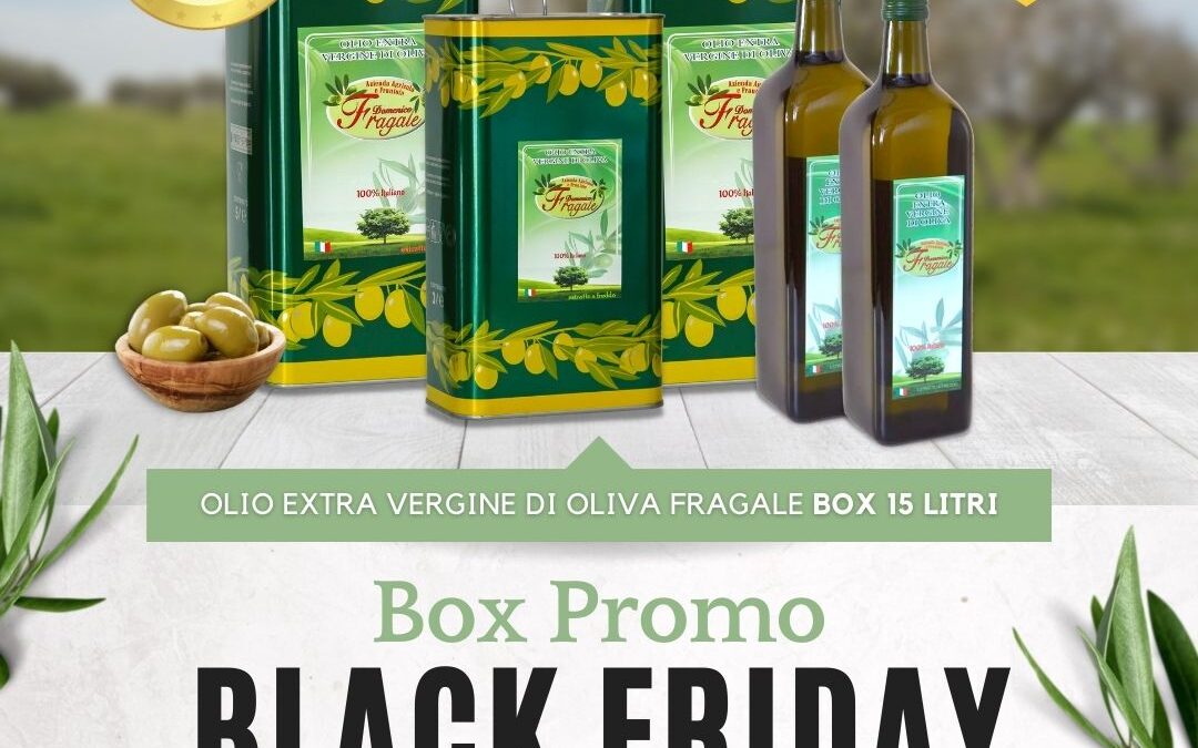 Black Friday Olio Fragale: scopri la nostra promozione