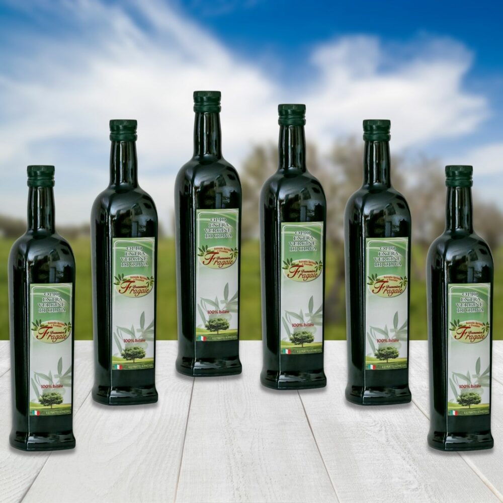 Olio Fragale 6x Bottiglia 0,75 lt olio EVO